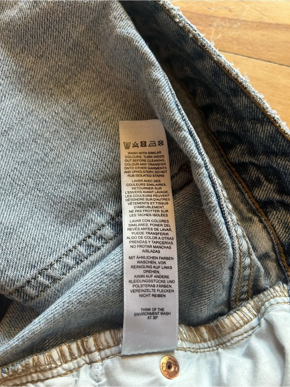 ASOS High-Rise Denim Shorts
